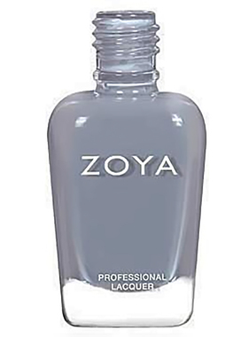 水泥灰指甲油zoya水泥灰蓝色