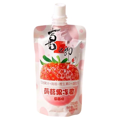 喜之郎蒟蒻果冻爽吸吸的果冻零食