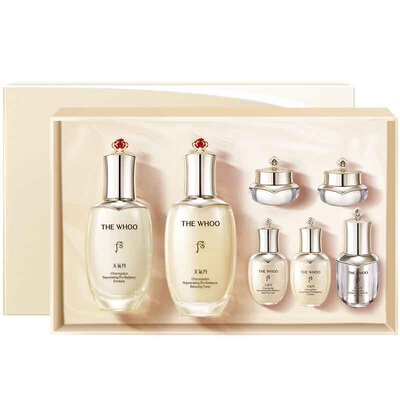 【官方正品】Whoo后天气丹PRO焕活紧颜水乳保湿修护限定礼盒
