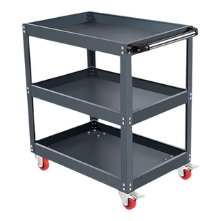 工具车手推车汽修抽屉式多功能车间维修三层移动修车收纳架子