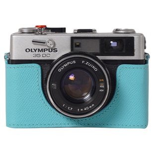 cam-in 奥林巴斯35DC皮套保护套真皮相机包手掌纹半套底座配件