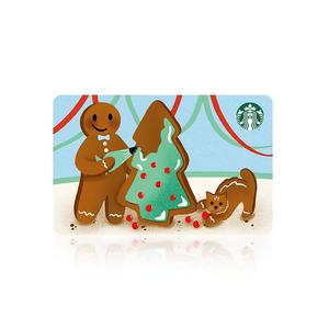 星巴克 冬季系列星礼卡 实体储值卡 送礼礼品卡