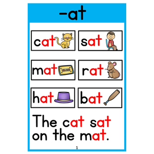 自然拼读卡片phonics小学英文字母词根cvc英语单词发音点读教具
