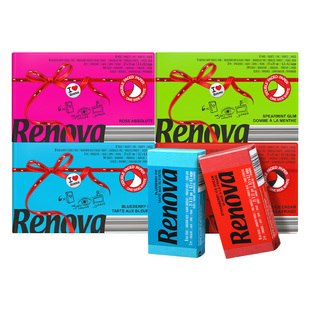 Renova彩色香味手帕纸迷你便携卫生纸小包纸巾随身装餐巾面巾纸