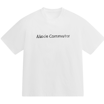 MODE COMMUTER| MC干爽速干吸湿排汗亲肤涂鸦印花圆领短袖T恤