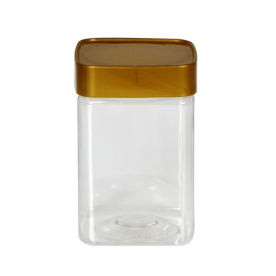 塑料密封罐正方形500g包装瓶子