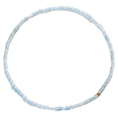 charon女海蓝宝清新天然冰种手链