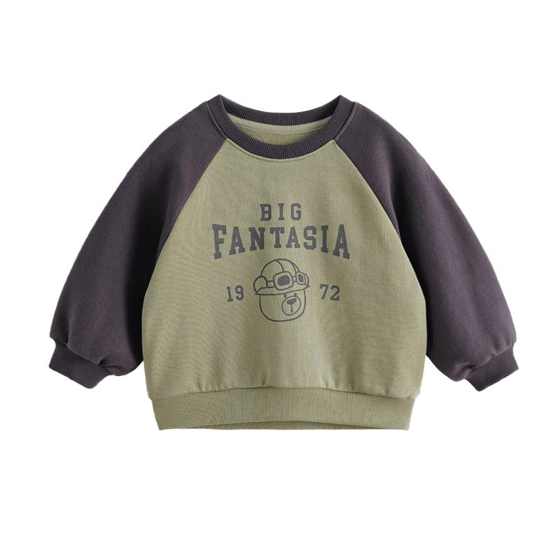 马克珍妮男女童山系户外撞色卫衣