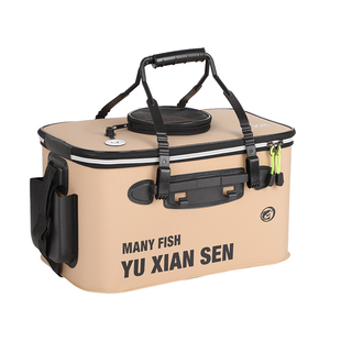 新款活鱼桶折叠便携加厚新款耐用多功能一体钓鱼打水桶野钓专用