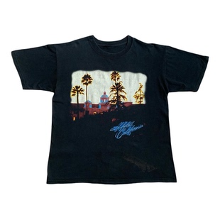 Hotel California老鹰乐队摇滚复古潮流炸街vintage古着短袖T恤