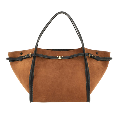 TOD'S中号皮革购物手袋