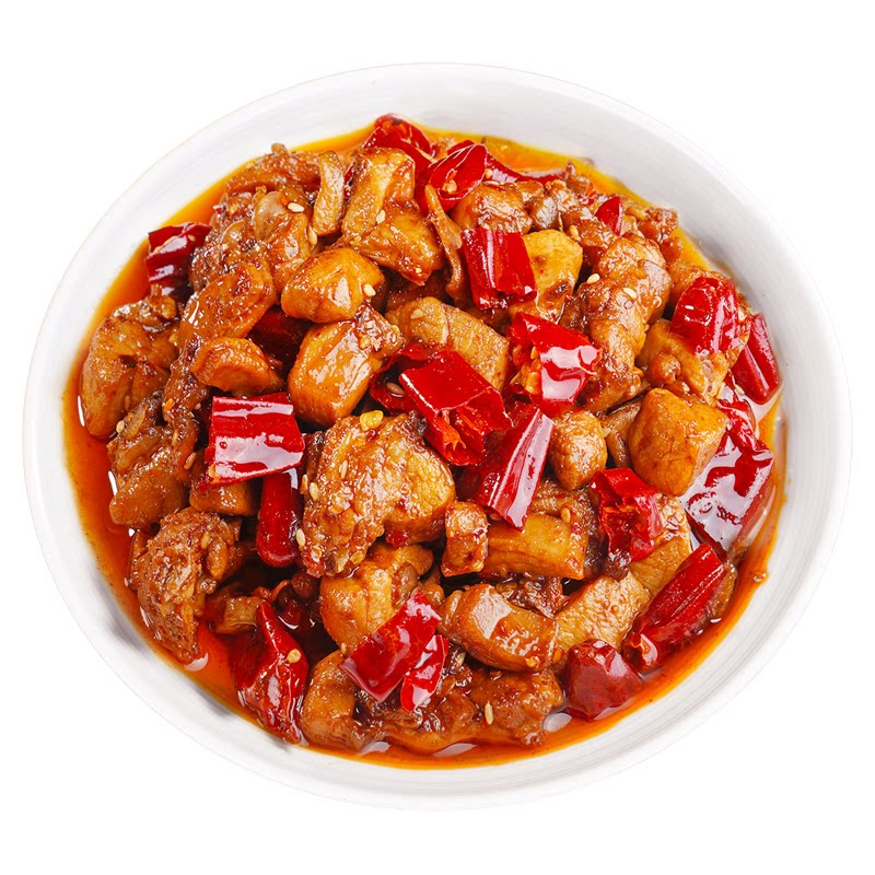 成都本土特产美食特色冷吃兔丁四川特色美食兔肉零食休闲兔肉小吃