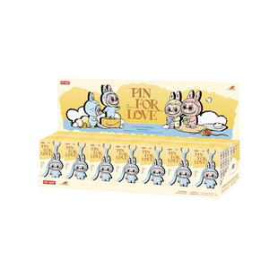 泡泡玛特拉布布公仔labubu正品4.0心底密码迷你搪胶挂件盲盒