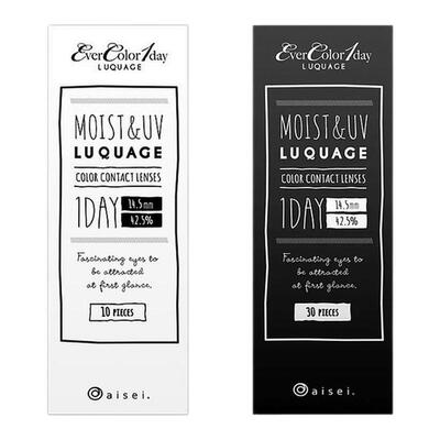 evercolor1day LUQUAGE 新款日抛美瞳 隐形眼镜正品水凝胶自然