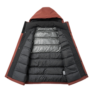 combo/康博冬季新款工装连帽羽绒服男短款90鸭绒商务休闲保暖外套