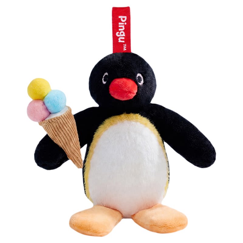 pingu假期系列冰淇淋挂件毛绒
