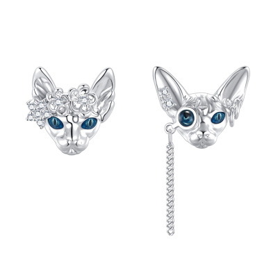 ccoo耳夹925银耳钉无耳洞耳饰