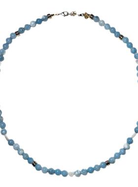 串珠锁骨链民族项链女