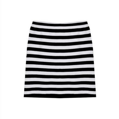 网红新款黑白条纹外穿针织衫性感修身打底小背心短款抹胸上衣女装