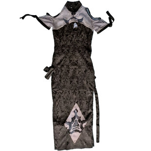 2B旗袍cos服尼尔机械纪元cosplay性感黑色cosply服装女最不卖萌