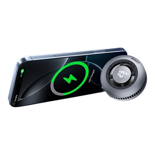 AUKEY冰感磁吸散热Qi2充电器iPhone16ProMax苹果17MagSafe快充手机制冷电竞游戏网红直播