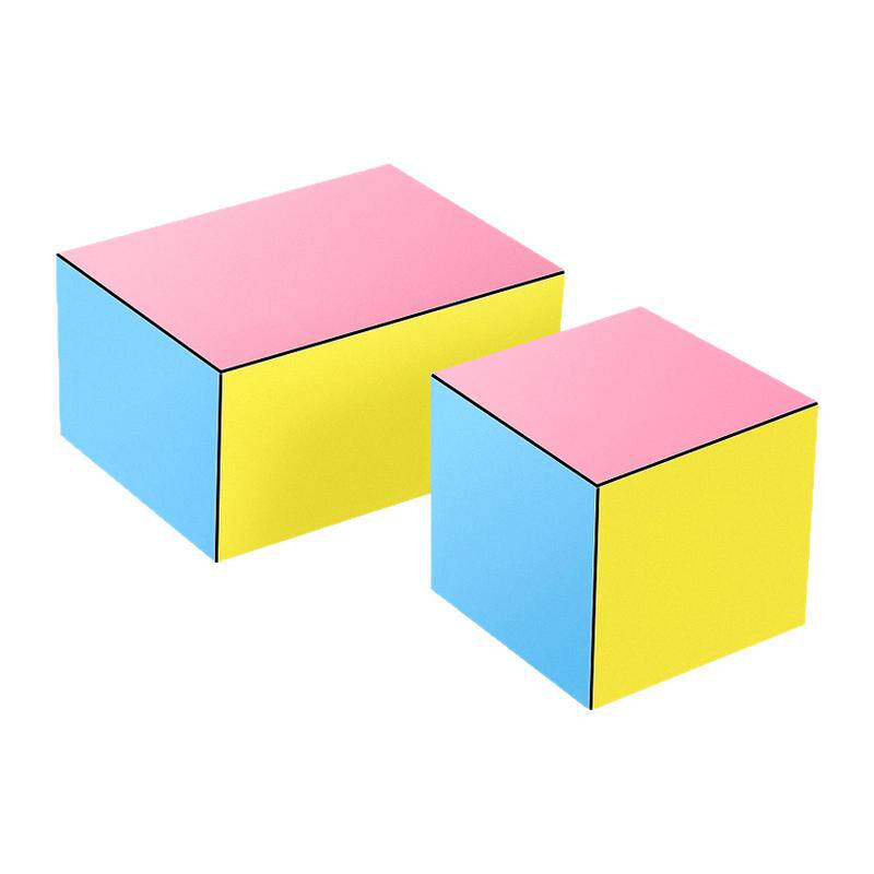 正方体长方体数学教具小学五年级下册磁性框架展开图数学学具立体几何模型棱长表面积计算演示器搭建拼接教具