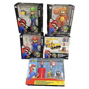 超级玛丽马力欧里奥路易吉人偶手办公仔模型摆件儿童玩具伴手礼物