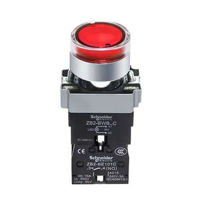 【官方】施耐德带LED灯按钮开关