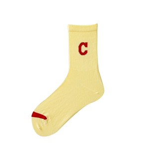 Beeff字母袜子女透气春夏季女袜中筒袜黑白色女士无骨日本袜