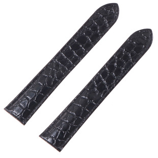 适用卡地亚坦克TANK真皮表带 圆鳄鱼纹 男20mm SOLO伦敦W6700255