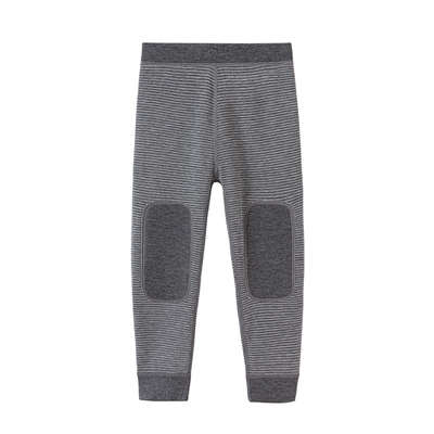 junejunior儿童保暖裤护膝蚕丝羊毛男女童秋冬新款打底裤校服神器