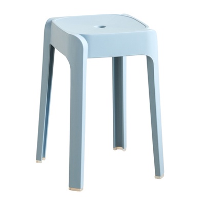 现代简约皮革座面塑料凳子家用