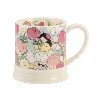 蓝莲花家居杯子情侣一对新婚杯结婚礼物马克杯高颜值水杯陶瓷对杯