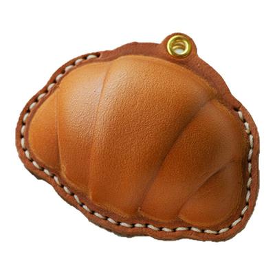 【手工礼物】牛角包门禁卡套挂件