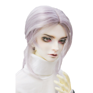 懒娃bjd假发SD34分大叔龙魂id75易撸中分水母狼尾假毛牛奶丝