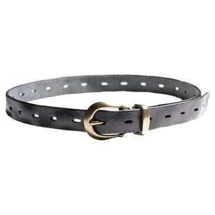 免打孔女士针扣复古软牛皮腰带头层牛皮牛仔裤百搭腰带多孔位皮带