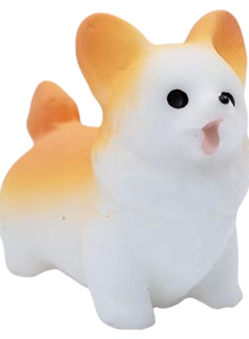 可爱拉布拉多金毛小狗公仔摆件