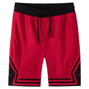 JORDAN耐克乔丹儿童装小童运动篮球裤男童短裤网眼5分裤JD2222007