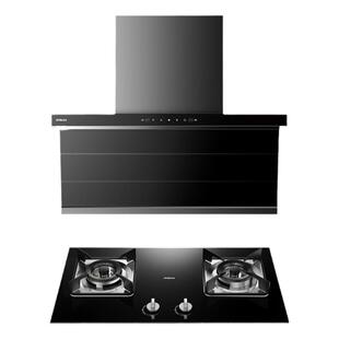 老板D1P顶侧双吸抽油烟机燃气灶具一套装大吸力家用官方旗舰店D1U