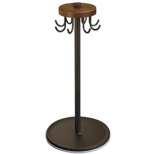 胡桃木厨房挂勺子铲子置物架台面旋转挂钩炒菜锅铲架漏勺厨具收纳