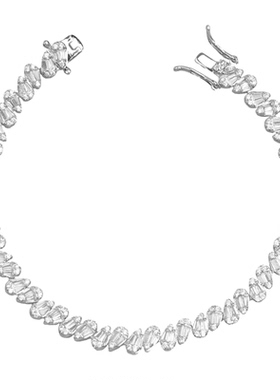 情绪波动水滴钻闪钻手链女