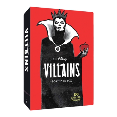 英文原版 The Disney Villains Postcard Box 迪士尼恶棍明信片盒 100张收藏明信片 英文版 进口英语原版书籍