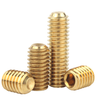 铜机米螺钉凹端紧定螺丝无头内六角基米顶丝M2/M2.5M3M4M5M6M8M10