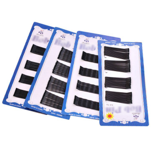 黑色一字发夹夹碎头发的卡子头饰大号女造型固定隐形新娘盘发发夹