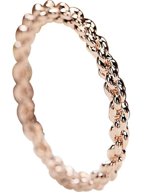 仲夏之晶原创设计时尚麻花戒指女