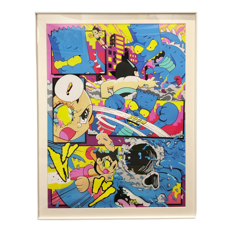 辛普森联名MattGondek阿童木版画