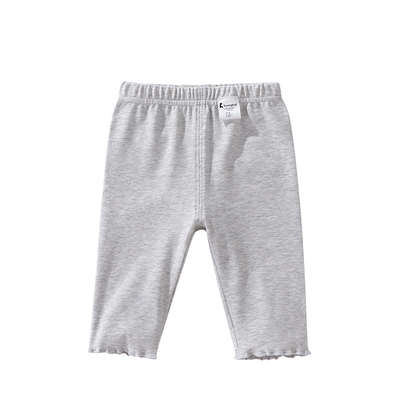 婴儿打底裤女宝宝春秋薄款八分裤