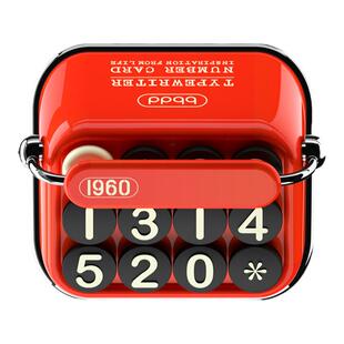 bbdd打字机临时号码牌车载挪车电话移车内复古个性汽车创意停车牌