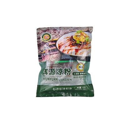 小高山西特产大同浑源凉粉凉皮袋装带调料包方便速食即食凉粉450g