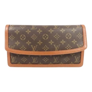 中古LV路易威登女包B级9新Clutch bag手拿包涂层/防水帆布手拿包